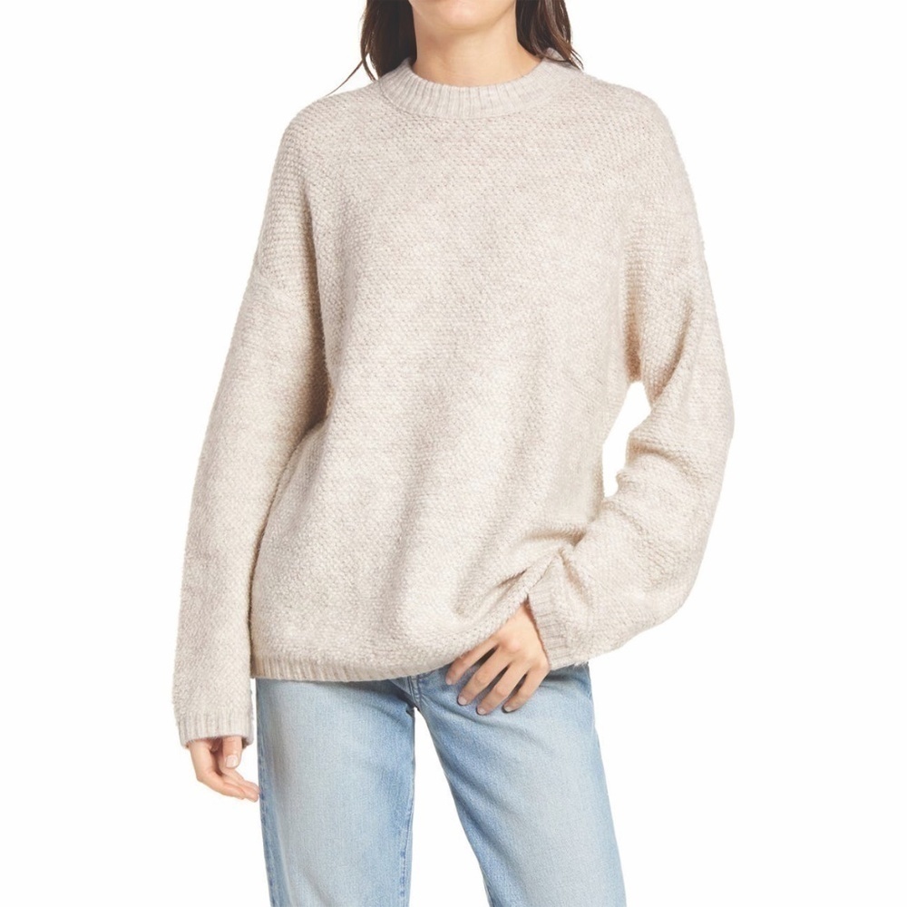 NWT - Treasure & Bond Beige Oversized Sweater